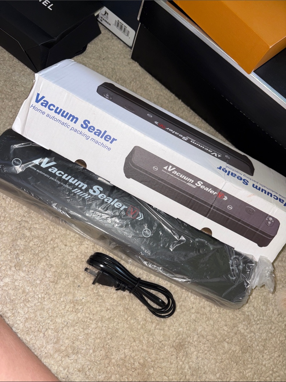 Vacuum Sealer - Black Sealing Unit